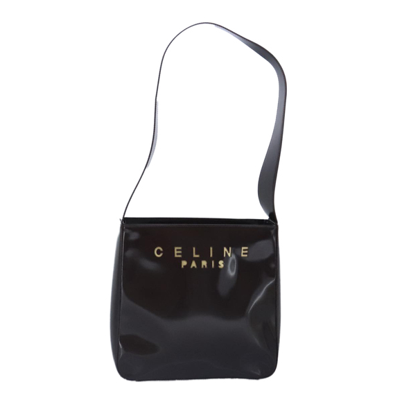 CELINE Shoulder Bag Enamel Brown Auth bs19881 - Picture 13 of 16